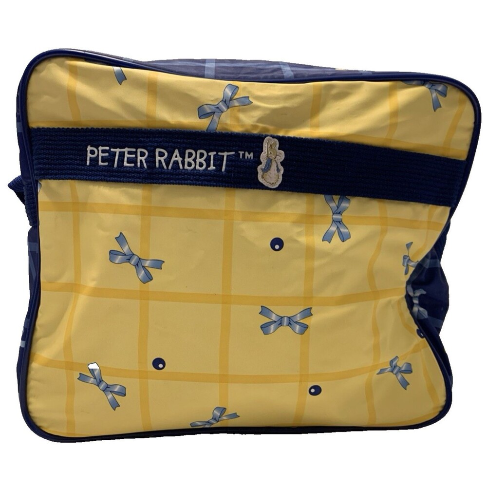 Vintage Peter Rabbit Beatrix Potter Insulated Baby Vinyl Diaper Bag Enfamil